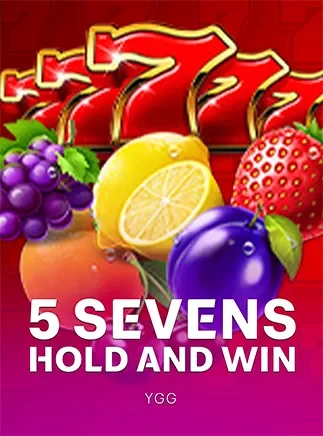 ภาพประกอบ YGG 5 Sevens Hold and Win หน้า slot super wallet วอลเล็ตรวมหลายค่ายเกม